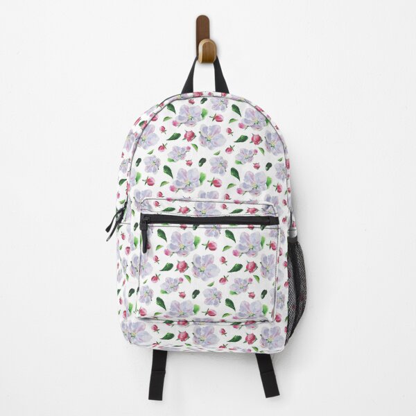 Item preview, Blooming apple tree with leaves and buds in watercolour. designed and sold by VitSArt.