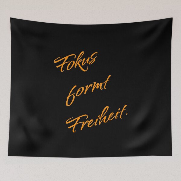 Item preview, Focus shapes freedom – motivational quote designed and sold by New Vision by ToMz.