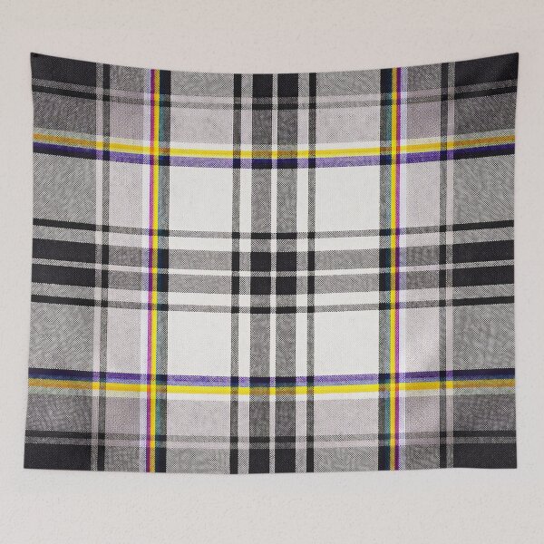 Item preview, PRIDE / TRIBE TARTAN - ✨INTERSEX-INCLUSIVE ALLY TARTAN✨ designed and sold by WheelieGdArt.