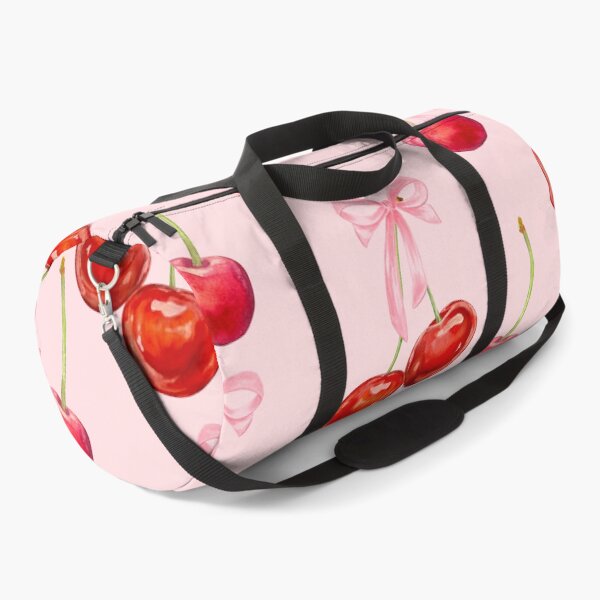 Item preview, Preppy Cherry Collage Pink designed and sold by SaltedBeachPaperie.