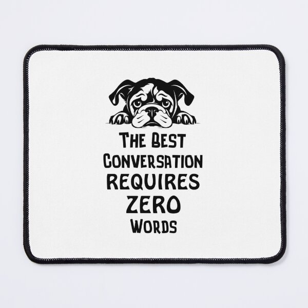 Item preview, Best Conversation Zero Words Pet Wellness Design designed and sold by KaBaRen.
