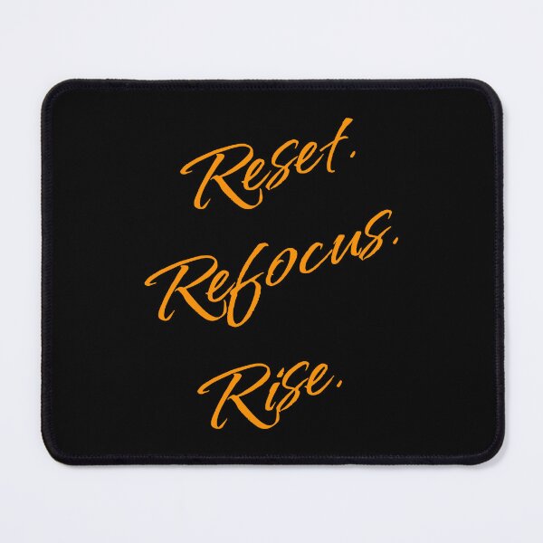 Item preview, Reset. Refocus. Rise. – Motivation statement designed and sold by New Vision by ToMz.