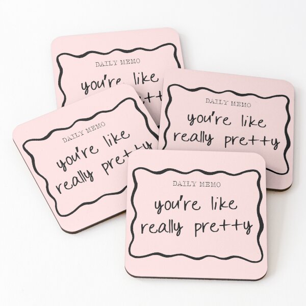 Item preview, You’re Like Really Pretty Pink designed and sold by SaltedBeachPaperie.