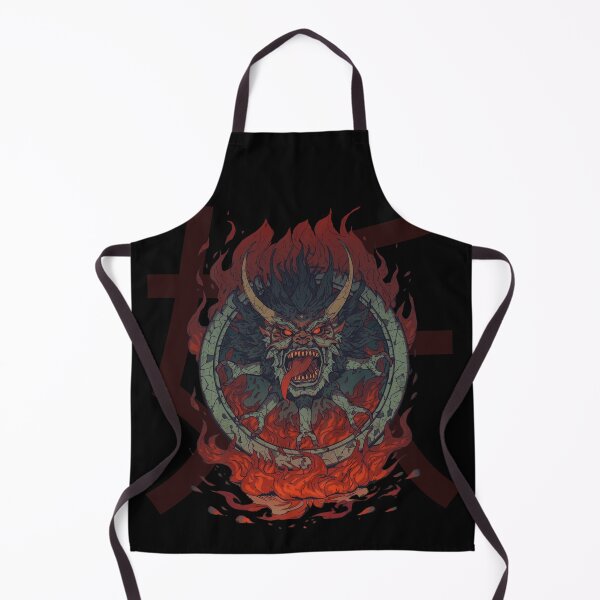 Item preview, Wanyudo – Flaming Wheel Yokai Demon designed and sold by Fradikal.