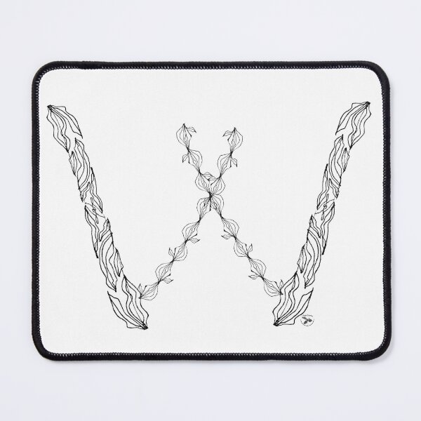 Item preview, LETTER W (CDF ALPHABET) designed and sold by HoneyGraphics.