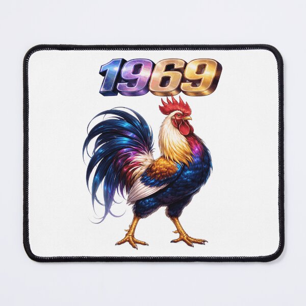 Item preview, 1969YearoftheRoosterEasternZodiacConfidenceLeadershipDesign designed and sold by AlexLineArt.