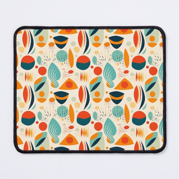Item preview, Abstract Pattern with Retro Shapes and Colors  designed and sold by Bluepineart.