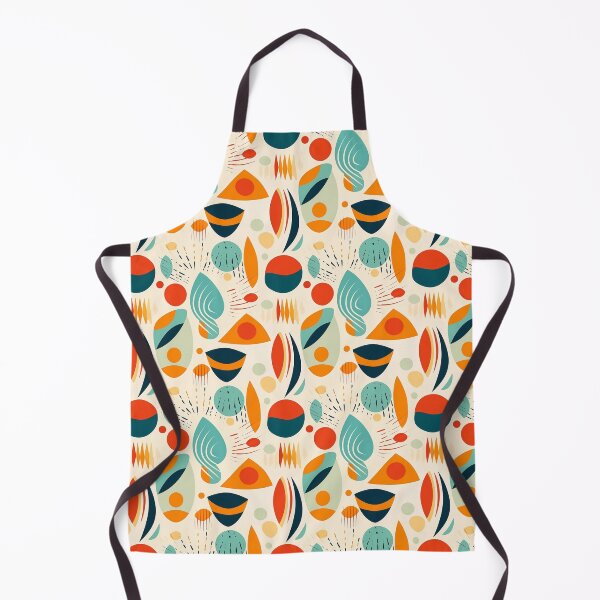 Item preview, Abstract Pattern with Retro Shapes and Colors designed and sold by Bluepineart.