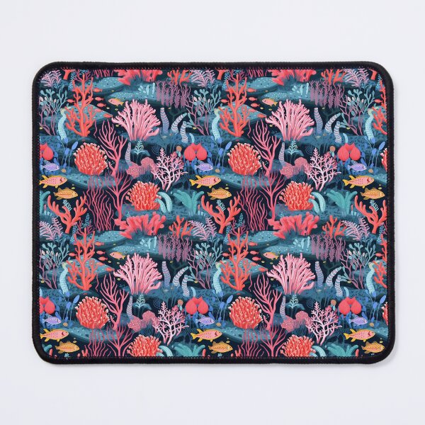 Item preview, Colorful Coral Reef Pattern designed and sold by Bluepineart.