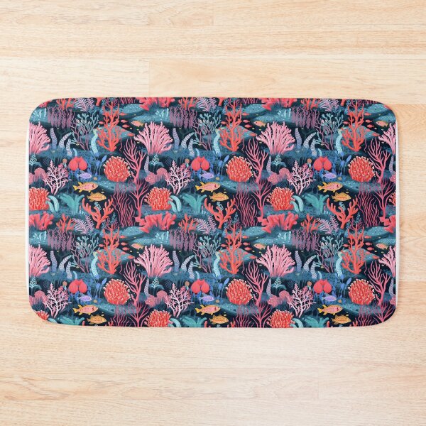 Item preview, Colorful Coral Reef Pattern designed and sold by Bluepineart.