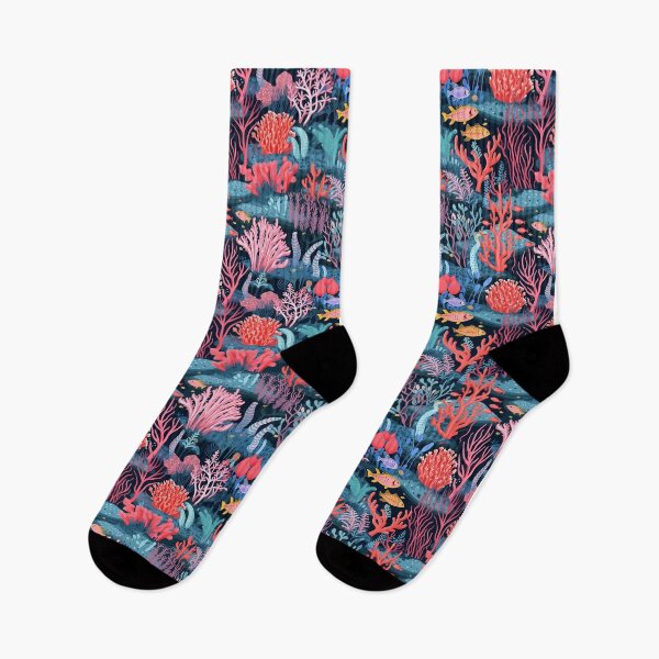 Item preview, Colorful Coral Reef Pattern designed and sold by Bluepineart.