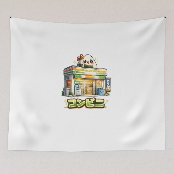 Item preview, Kawaii Japanese Konbini – Cute Anime Convenience Store Illustration designed and sold by OsasChild.