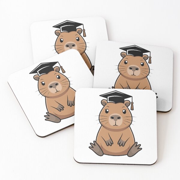 Item preview, Graduation Capybara designed and sold by jkrphoto.