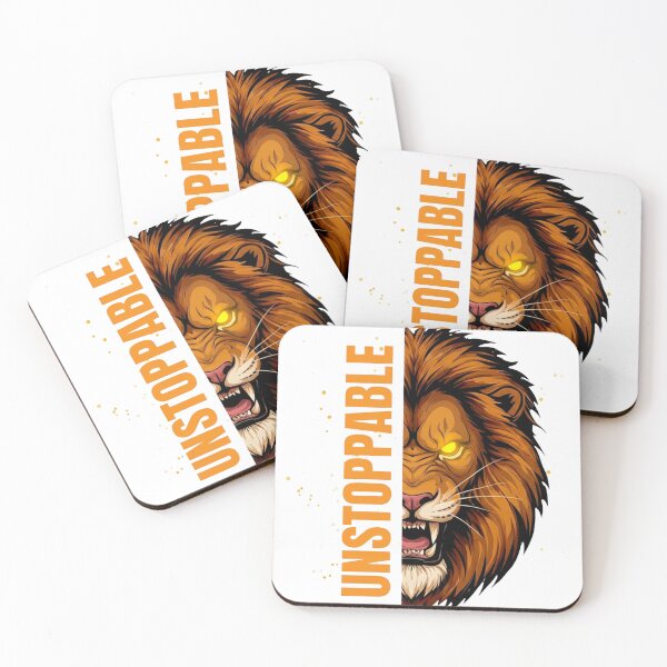 Item preview, Unstoppable Lion – Fearless Strength Power Illustration designed and sold by C3J7.