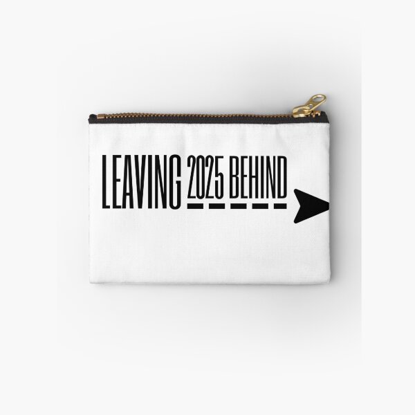 Item preview, Leaving 2025 Behind – Minimal Arrow Typography Dark Print designed and sold by VizoArt-Studio.