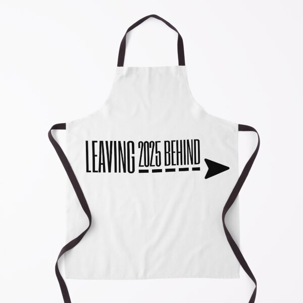 Item preview, Leaving 2025 Behind – Minimal Arrow Typography Dark Print designed and sold by VizoArt-Studio.