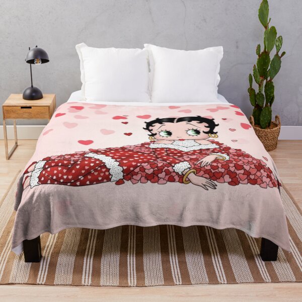 Item preview, Betty Boop Valentine Hearts Illustration designed and sold by LyssasMindArt.
