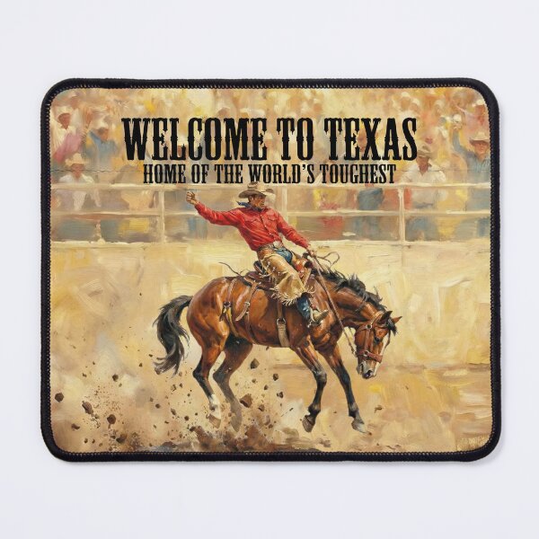 Item preview, Vintage Texas Rodeo Poster Championship Dust Retro Cowboy Art designed and sold by Cozy-Old-Pub.