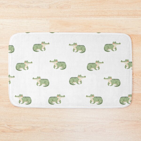 Item preview, Watercolor Crocodiles on White designed and sold by KSimpson838.