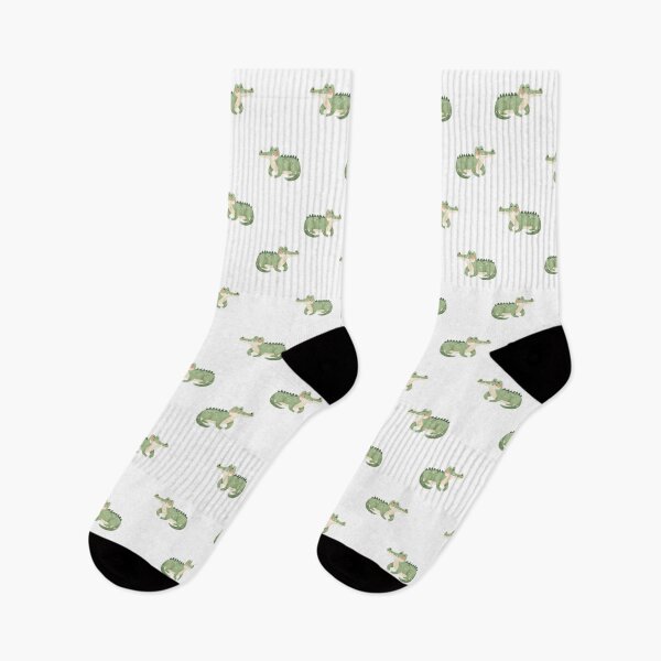 Item preview, Watercolor Crocodiles on White designed and sold by KSimpson838.