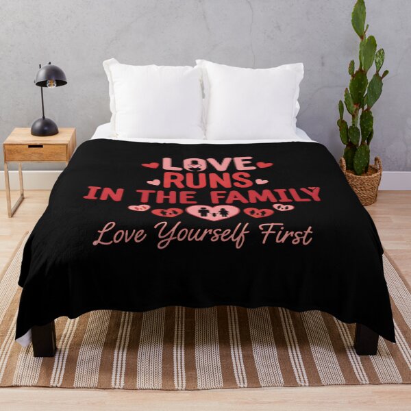 Item preview, Love Runs In The Family Heart Graphic designed and sold by Silent Watch Threads..