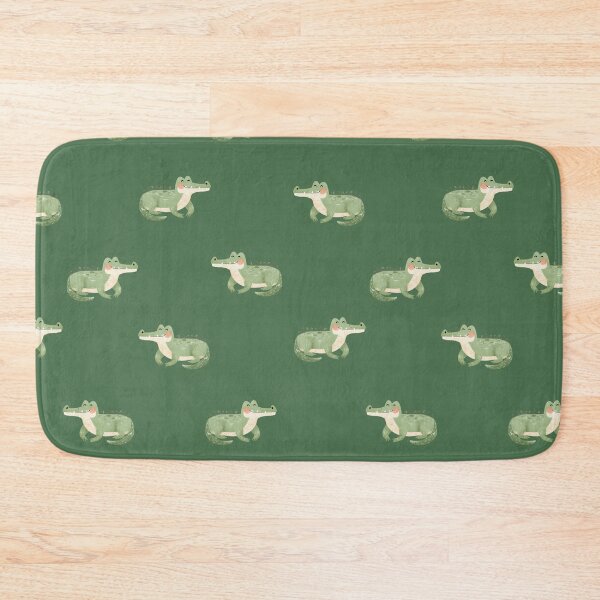 Item preview, Watercolor Crocodiles on Green designed and sold by KSimpson838.