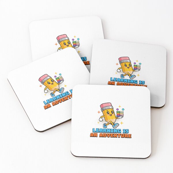 Item preview, Kawaii Pencil Adventure — Cute 8-Bit Back to School Illustration designed and sold by Colorful-Garden.