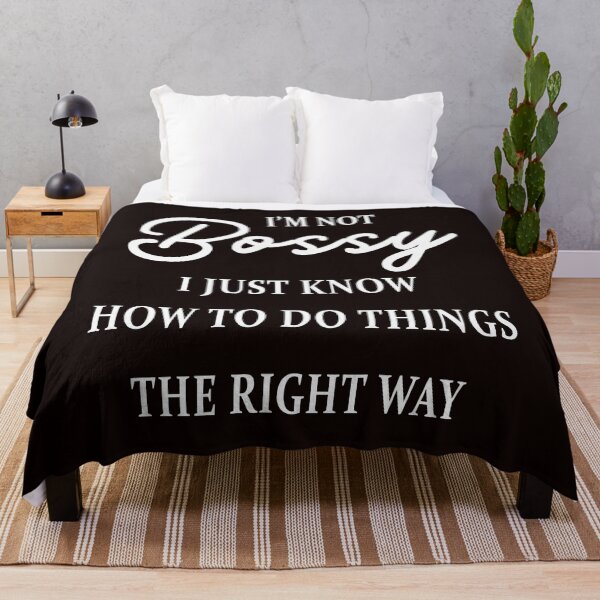 Item preview, I'm Not Bossy I Just Know What You Should Be Doing designed and sold by karmastore.