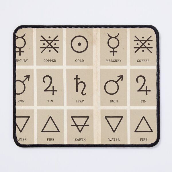 Item preview, Alchemy symbols elements & planets | minimal esoteric art designed and sold by blaze_art.