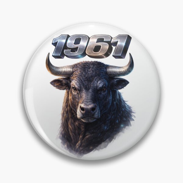 Item preview, 1961YearoftheOxEasternZodiacStrengthStabilityDesign designed and sold by AlexLineArt.