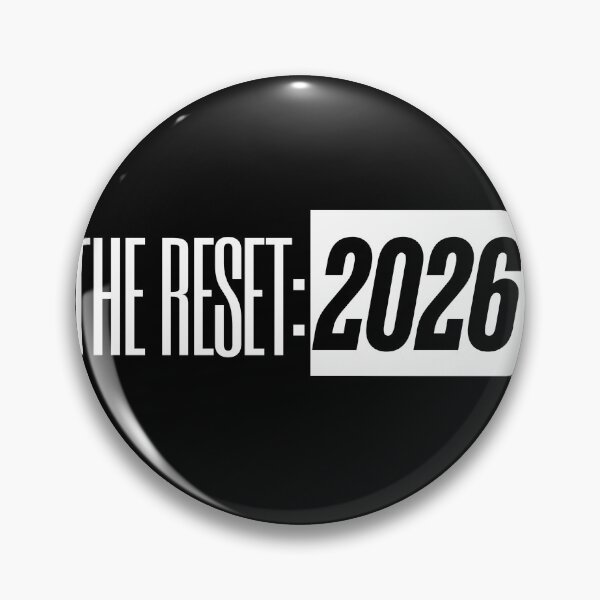 Item preview, The Reset 2026 – Bold Minimal Typography (Light Print) designed and sold by VizoArt-Studio.