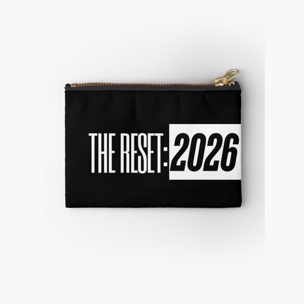 Item preview, The Reset 2026 – Bold Minimal Typography (Light Print) designed and sold by VizoArt-Studio.