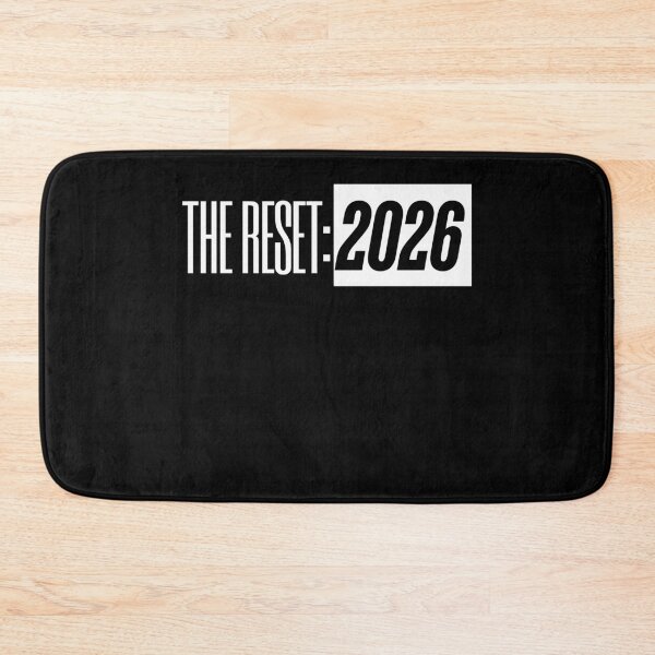 Item preview, The Reset 2026 – Bold Minimal Typography (Light Print) designed and sold by VizoArt-Studio.