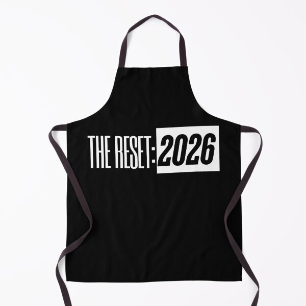 Item preview, The Reset 2026 – Bold Minimal Typography (Light Print) designed and sold by VizoArt-Studio.