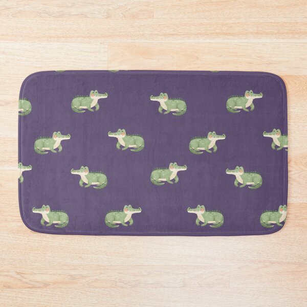 Item preview, Watercolor Crocodiles on Purple designed and sold by KSimpson838.