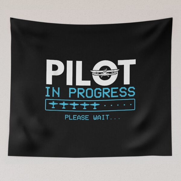 Item preview, Pilot In Progress Please Wait, Aircraft Pilot, Pilot, Navigator, Aviator, Airplane Pilot, Aviation, Pilot Trainee  designed and sold by DoodleUrban.