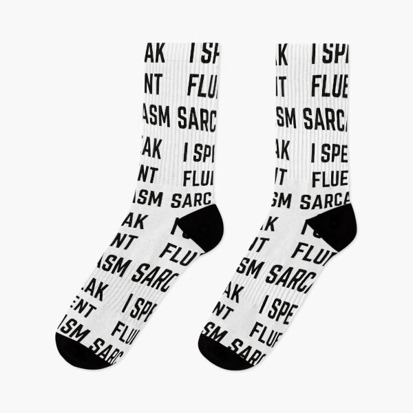 Item preview, I Speak Fluent Sarcasm Funny Witty Quote designed and sold by AbcDigs Studio.