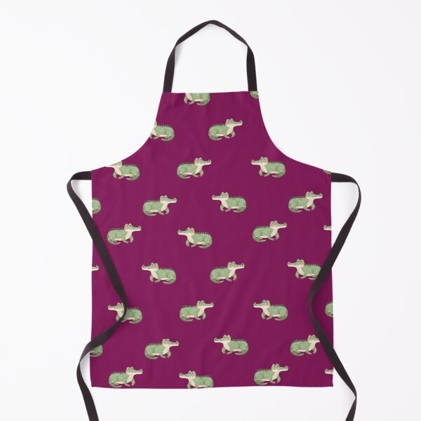 Item preview, Watercolor Crocodiles on Dark Pink designed and sold by KSimpson838.