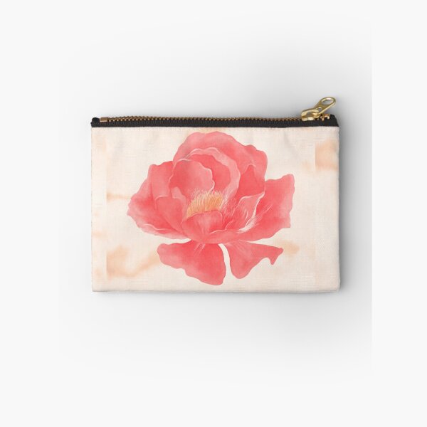 Item preview, Soft Coral Watercolor Flower – Minimal Floral Wall Art designed and sold by CandelaRui.