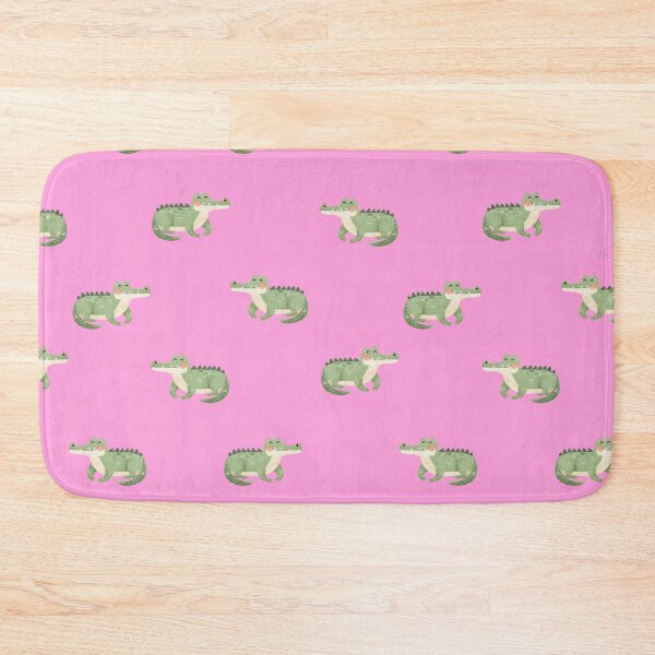 Item preview, Watercolor Crocodiles on Pink  designed and sold by KSimpson838.