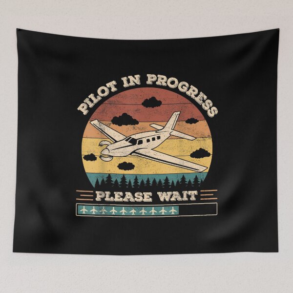 Item preview, Pilot In Progress Please Wait, Aircraft Pilot, Pilot, Navigator, Aviator, Airplane Pilot, Aviation, Pilot Trainee  designed and sold by DoodleUrban.