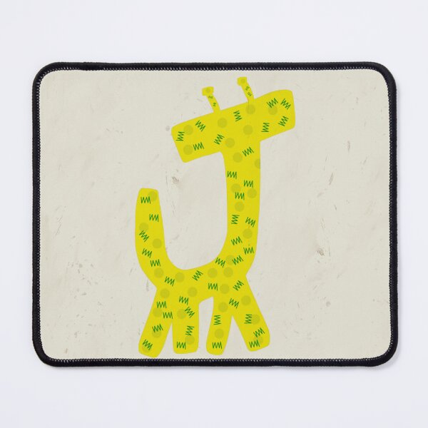Item preview, Whimsical Giraffe Illustration - Yellow designed and sold by SaltedBeachPaperie.