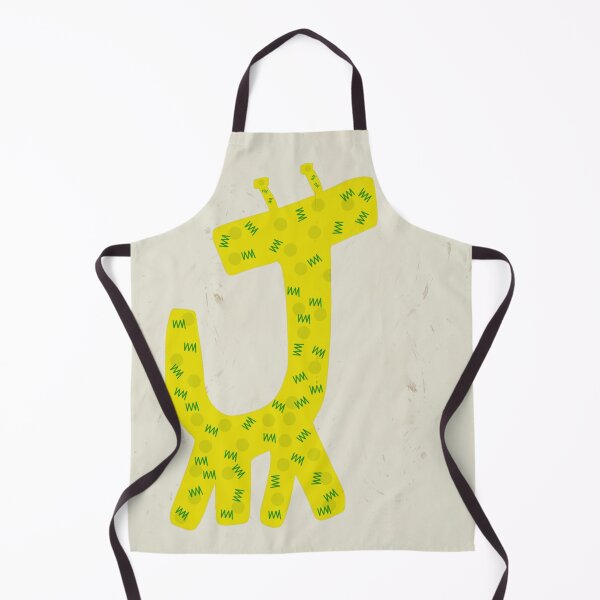 Item preview, Whimsical Giraffe Illustration - Yellow designed and sold by SaltedBeachPaperie.