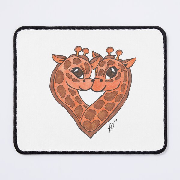 Item preview, Giraffe Heart designed and sold by wingsonafield.