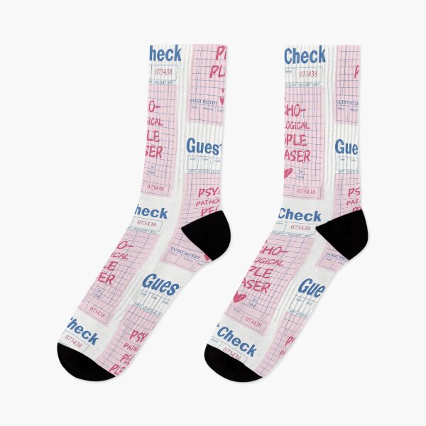 Item preview, People Pleaser Pink Guest Check designed and sold by SaltedBeachPaperie.