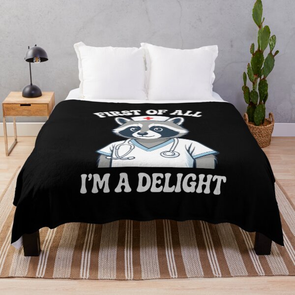 Item preview, Delightful Raccoon Nurse designed and sold by Nocturnal-Vines.