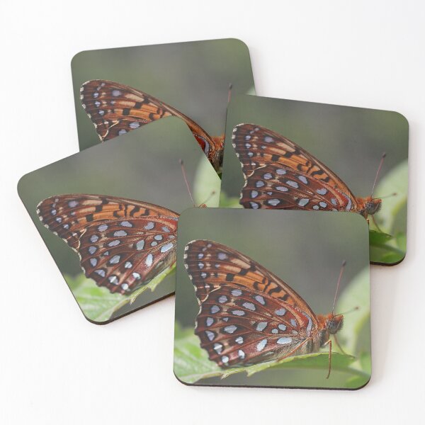 Item preview, Butterfly (Great Spangled Fritillary) on a leaf designed and sold by Production Art Manon Meilleur.