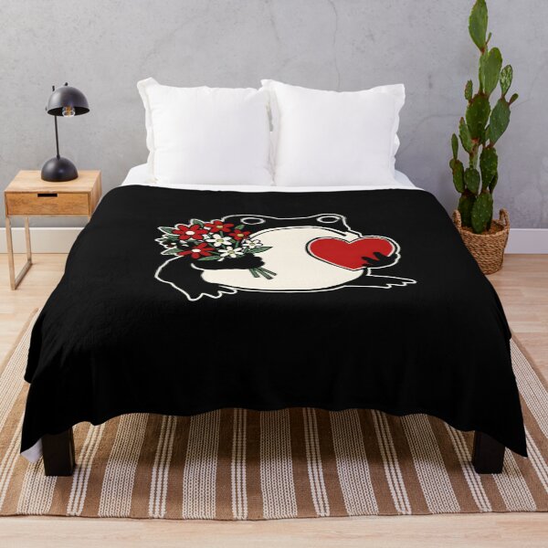 Item preview, Floral Heart Frog Messenger designed and sold by Nocturnal-Vines.