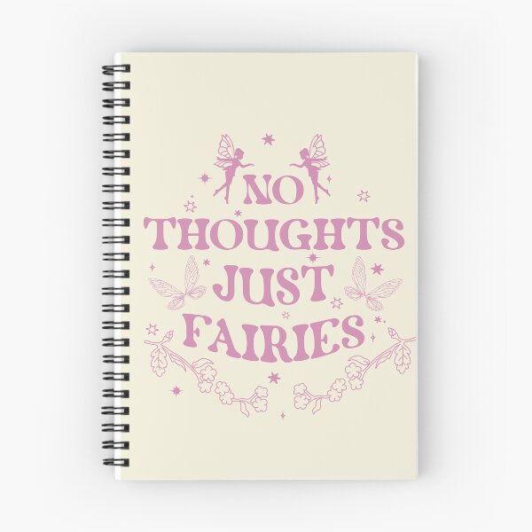 Item preview, No Thoughts Just Fairies - Pink designed and sold by HOLSMADETHAT.