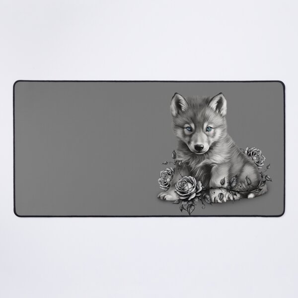 Item preview, Blue-Eyed Wolf Cub designed and sold by questadesigns.